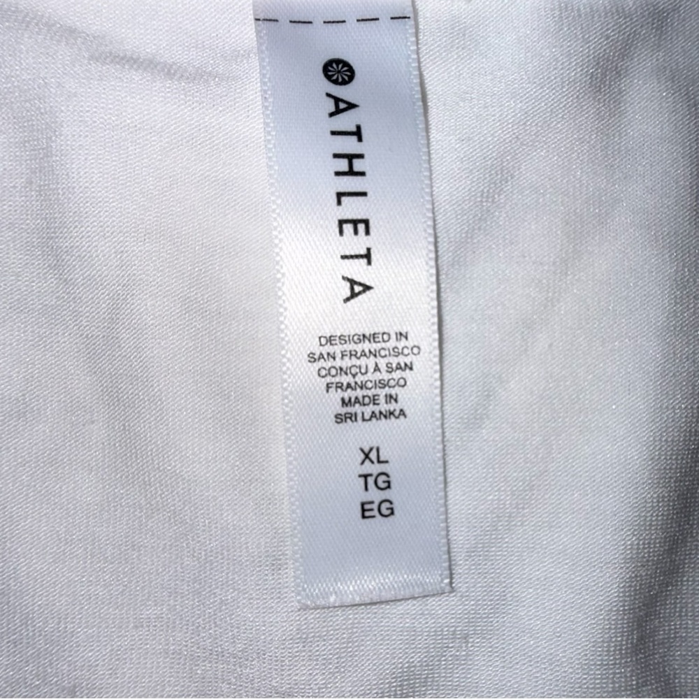 ATHLETA Essential V-neck Tank - XL White - Picture 7 of 11